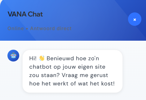 Chatbot VANA Chat